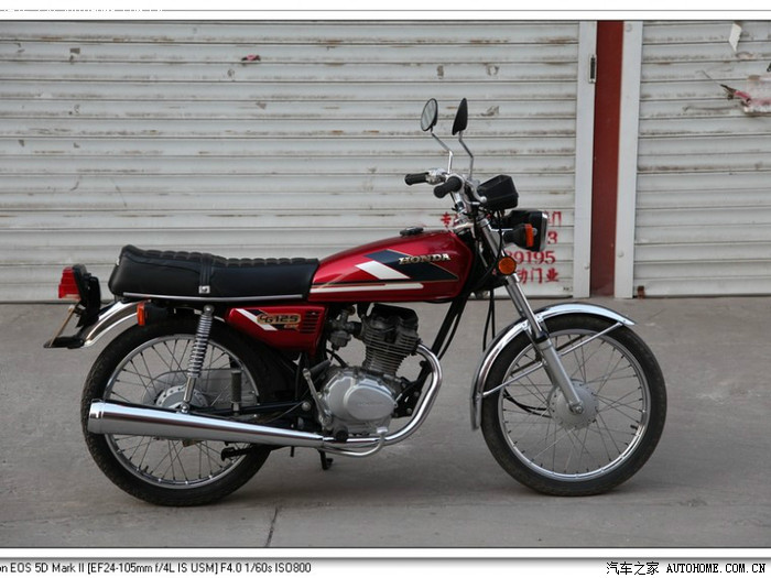 1989年的白金本田cg125