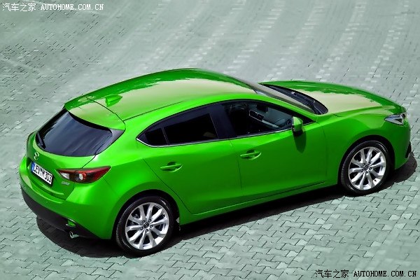 绿色马自达3 axela昂克赛拉~~帅爆了