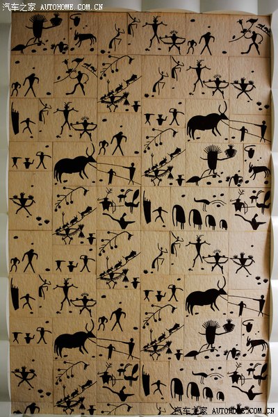 19,红河州古老的岩画复制图案.