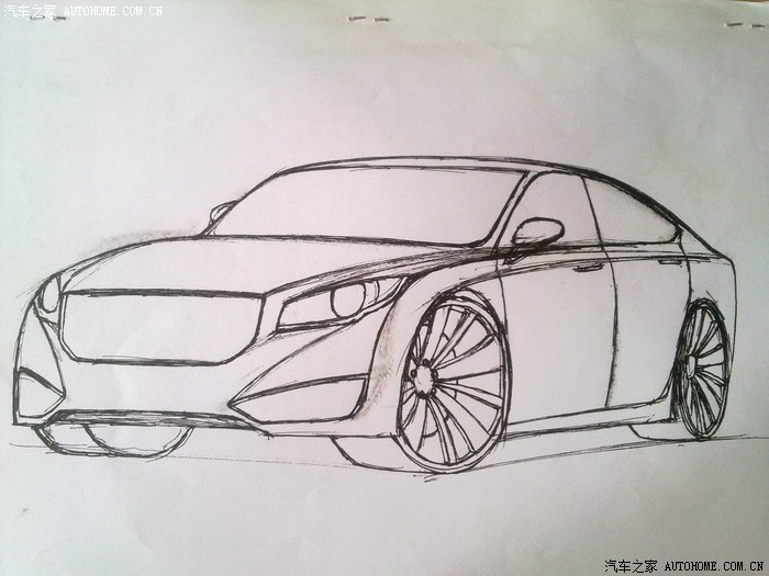 看到起亚k4我能说我2年前就设计好了么