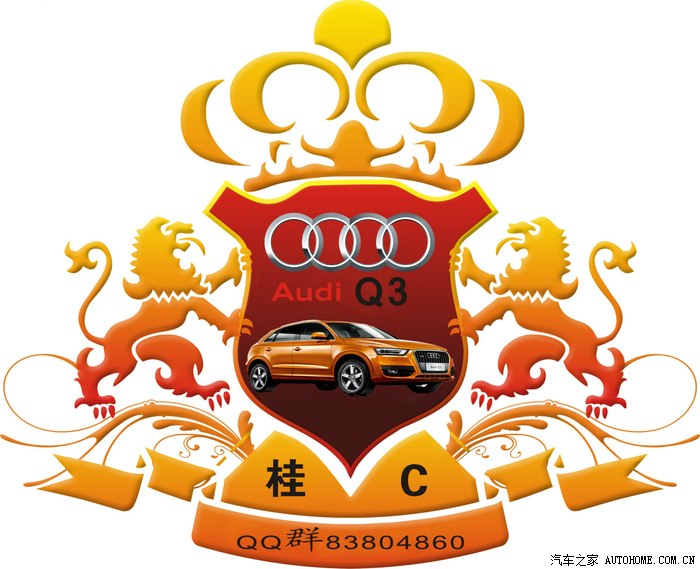 全国各城市奥迪q3车友会车标
