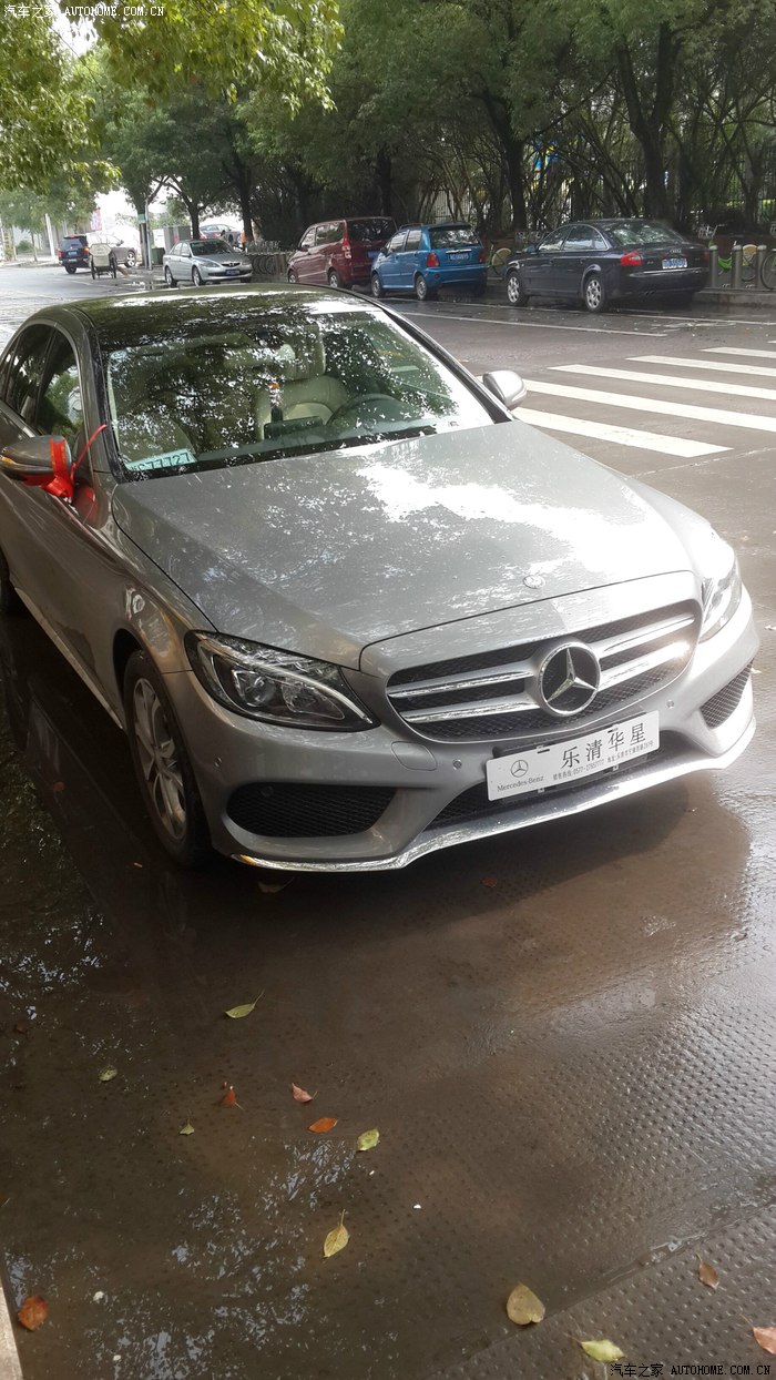 奔驰新c200l 钯银色毁容贴