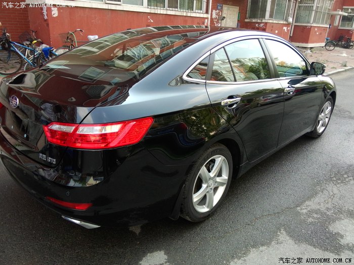 长春小屌丝2014款全新奔腾b70黑色2.0自豪认证帖 提车作业