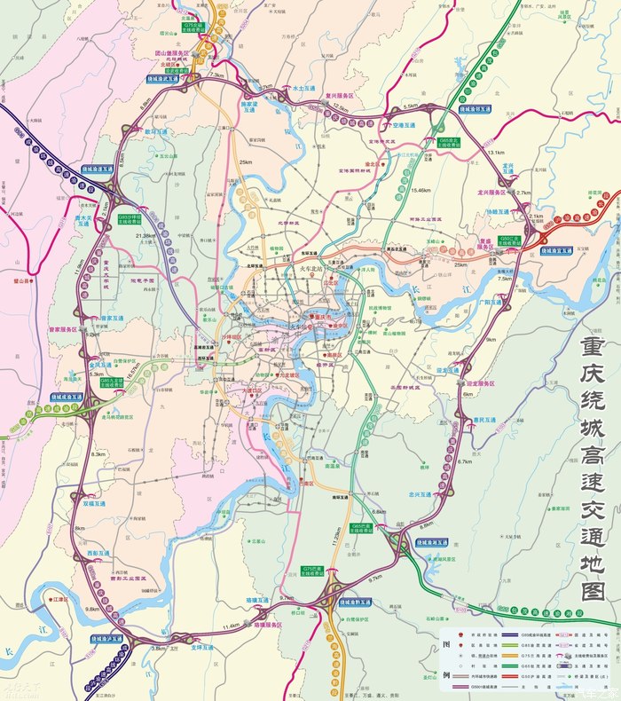 咨询一下绕城高速在哪些地方可以上道