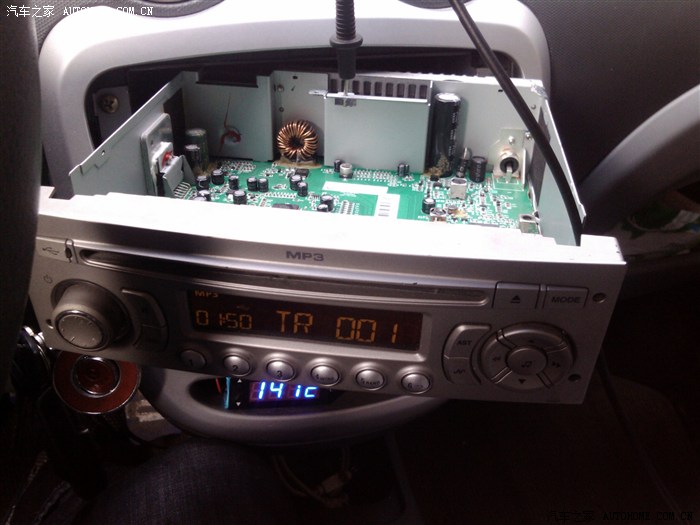 cd改装音频输出rca低音炮安装