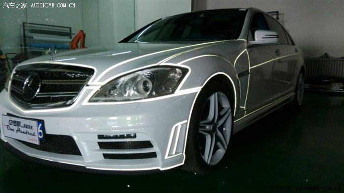 奔驰s350改装作业