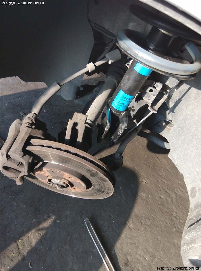 轻度改装408的避震进口sachs避震eibach弹簧