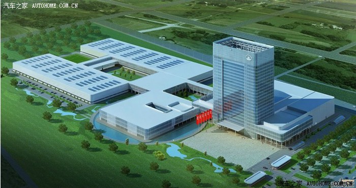 正在建设中的长城汽车新技术中心,总投资50亿,建筑面积26万平米,位于