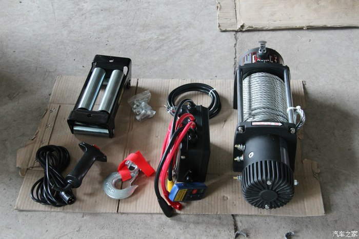 自己动手系列之自制白客前杠安装绞盘全程