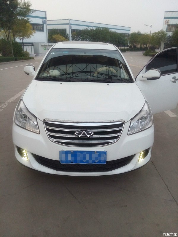 【图】太原熊猫补发白色14款小五 led效果._奇瑞e5论坛_汽车之家论坛