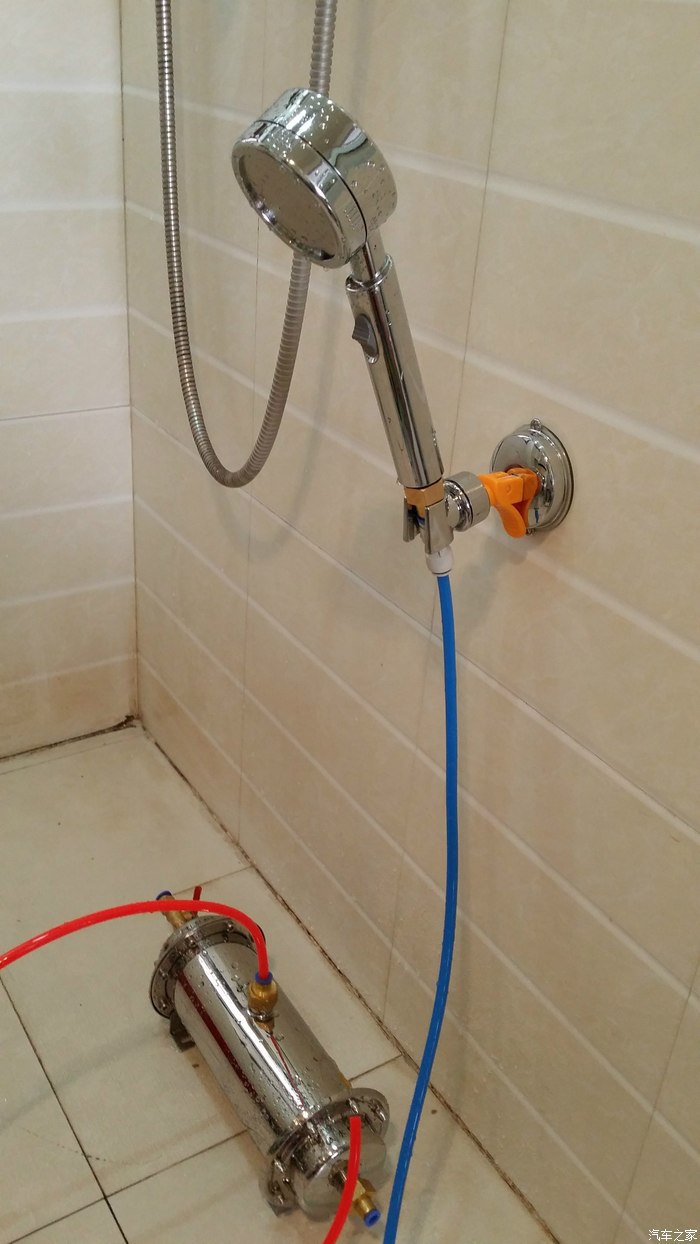 自制车载洗车户外淋浴和户外净水一体神器