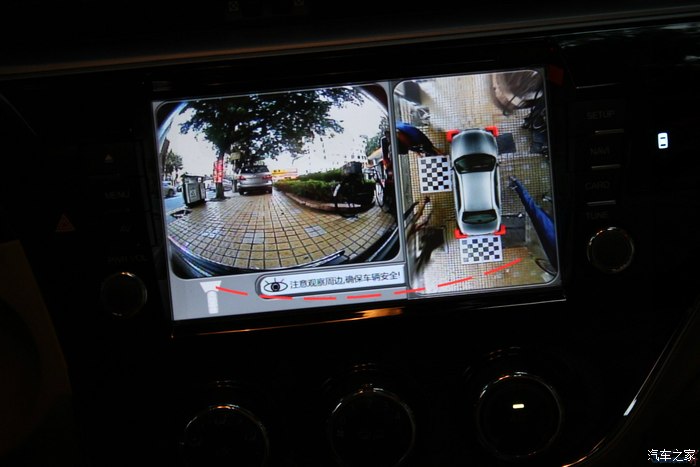 丰田卡罗拉安装360度全景无缝监控的全过程