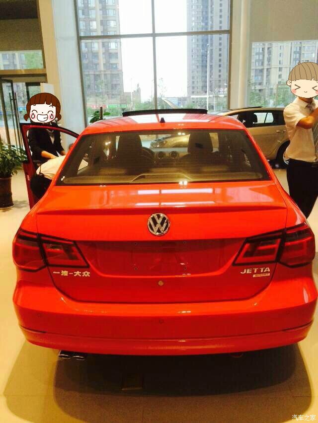 捷达运动版(1.4tsi 7速dsg)红色到店了 .欢迎围观