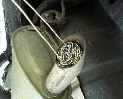 曾经用钢丝球堵过排气管的a3还在吗?有没有副作用