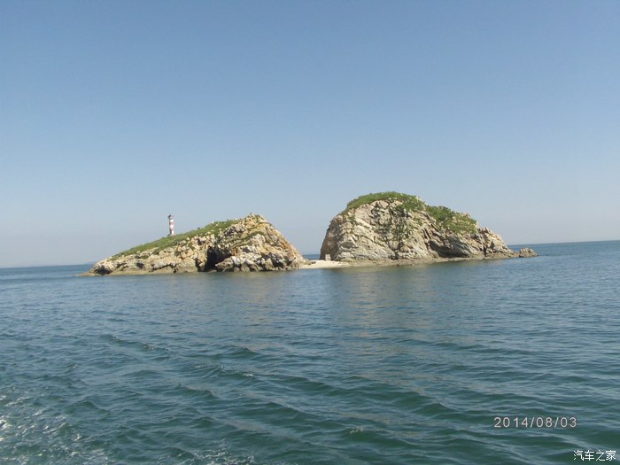 盛夏与儿子同游大连长山岛钓鱼岛鸳鸯港