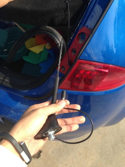 小折腾之一---车顶天线更换(全拆掉.以后挂不了旗了)