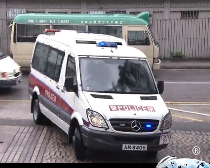 香港的警車竟然是奔馳牌的