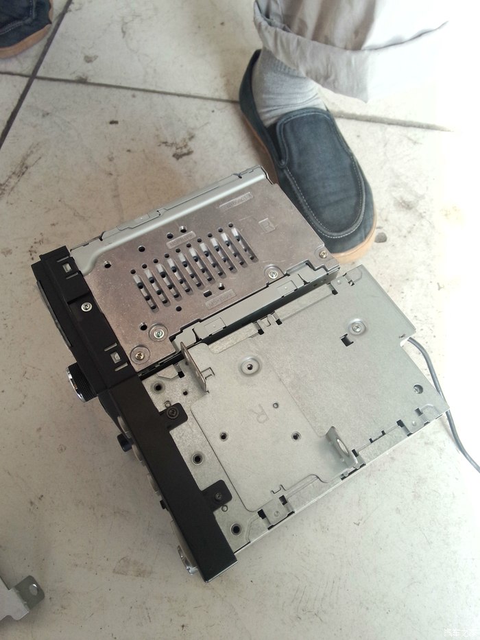 老款a3成功安装日产逍客cd机