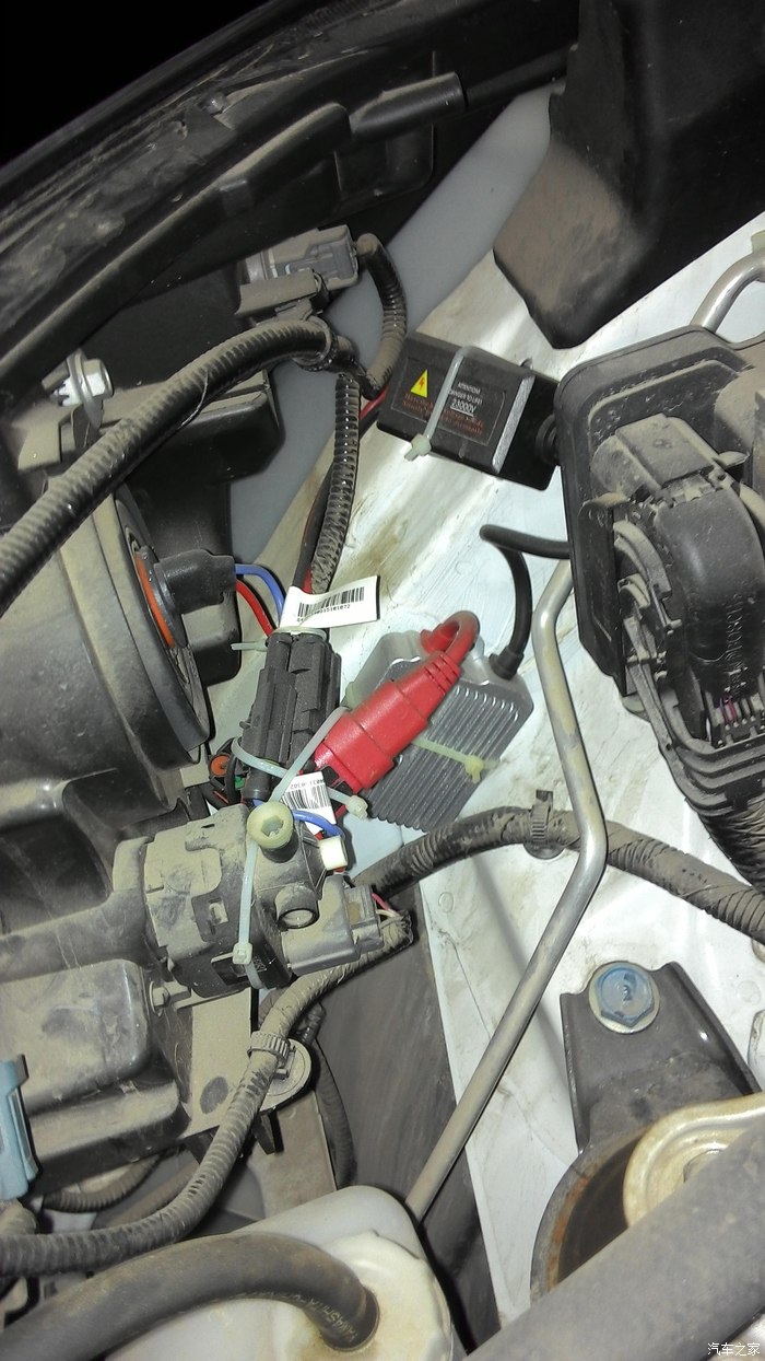 crv改近光4300k直接换灯泡行不