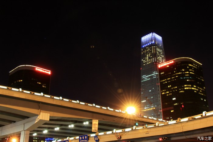 apec夜晚的北京街景