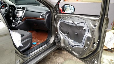 车窗被砸 维修过程 门板拆解 忠告 驾驶感觉,,多图