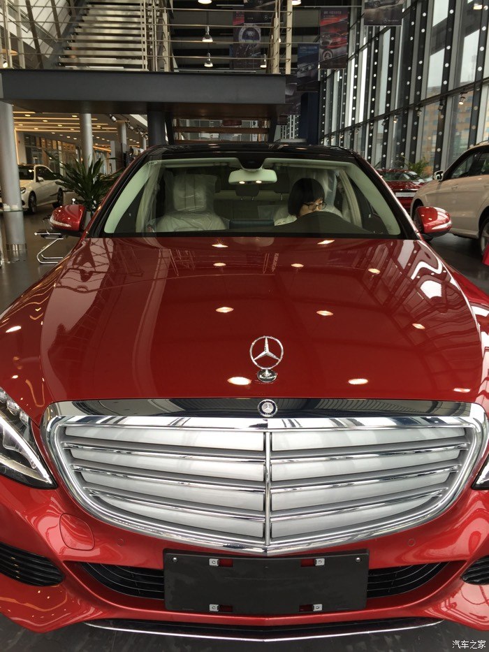 【图】南宁提车,立标大红色._奔驰c级论坛_汽车之家论坛