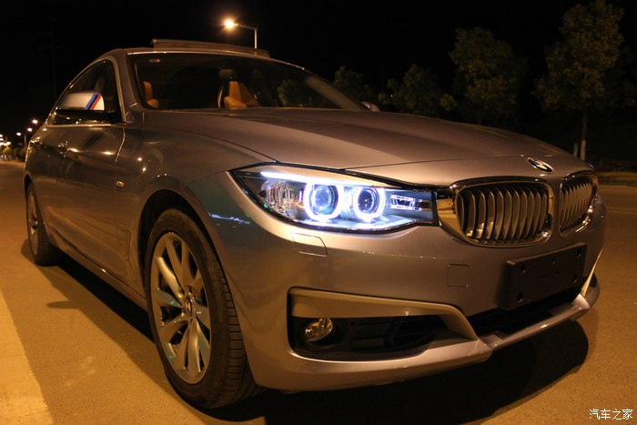 【图】夜景下的3系gt,用车2个月作业~~~~~~~~~~~外观篇``_宝马3系gt