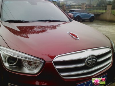 红色的x80加个红旗标志,好看嘛?_奔腾x80论坛_手机汽车之家