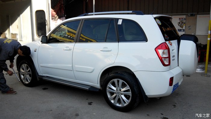 【图】收到猫版的车贴,来秀一下_瑞虎3论坛_汽车之家论坛