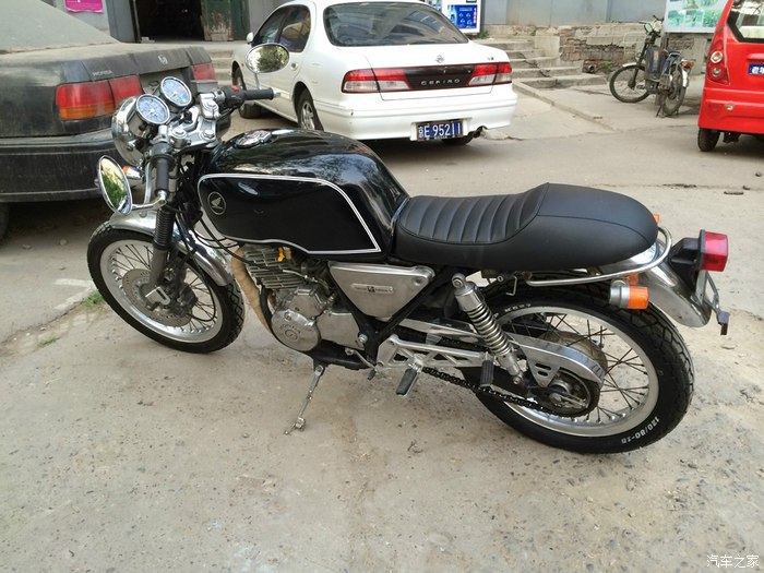 发个自己的车曼岛tt纪念版1986年本田gb400tt