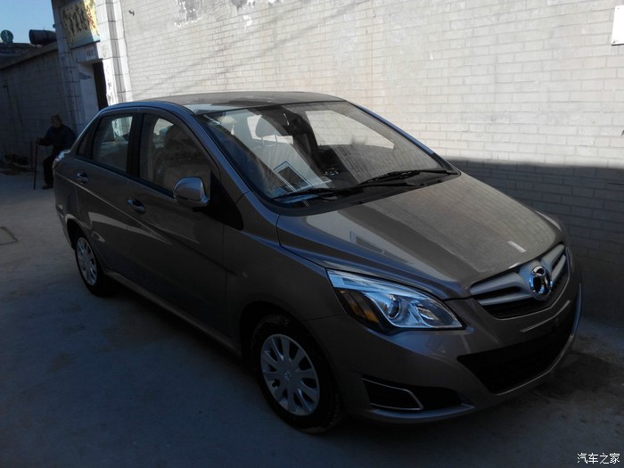 提车作业北汽e130手动乐天三厢求认证申精