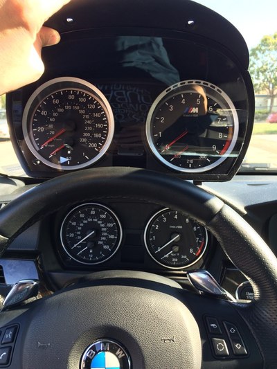 diy e92 335 改m3 仪表盘 (更新夜晚效果)   白色天使眼_宝马3系论坛