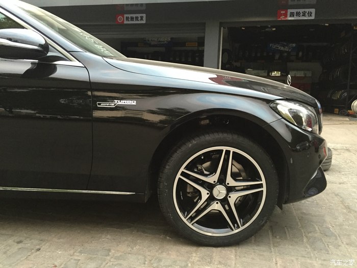 奔驰c200l立标改装