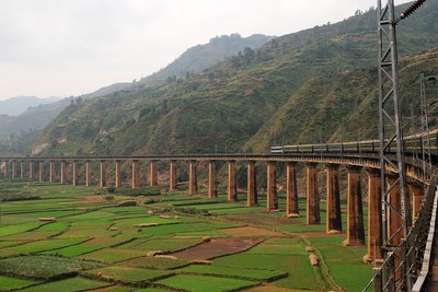 伟大的成昆铁路与崇山峻岭纪实片