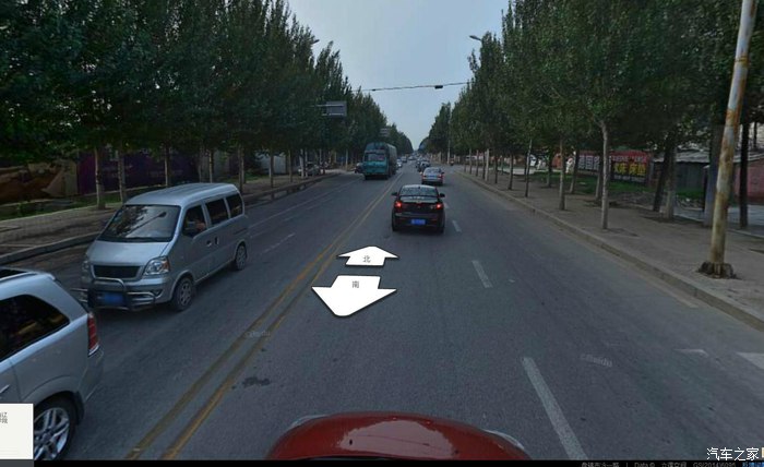 我被百度实景地图拍到了,你们呢? 好出森!