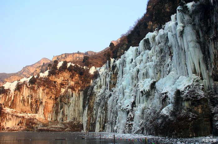 【重审通过纪念】北京房山霞云岭水库冰瀑(人工)