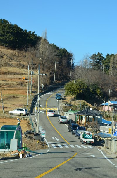 韩国大邱至蔚珍郡,沿海公路一日游.