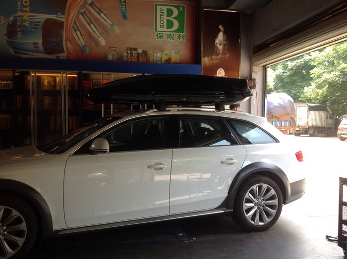 a4allroad加装车顶行李箱