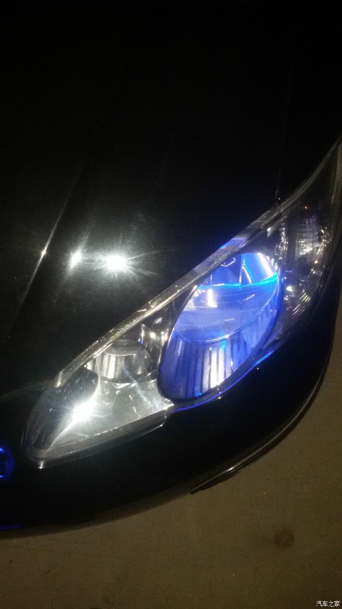 【图】发动机烧红了 申精 二零一二年老黑马改装作业 灯光篇_比亚迪f3