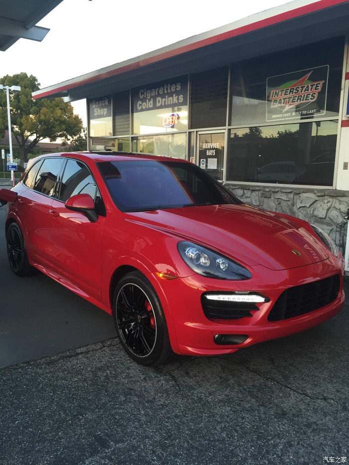 美国加州14款胭脂红gts展车大优惠提车作业