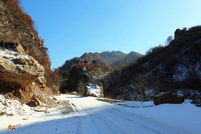 驴行冰雪峡谷(二:辽阳核伙沟
