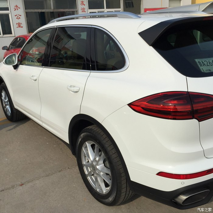 【图】济南白色卡宴提车_cayenne论坛_汽车之家论坛