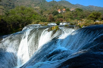 七星桥瀑布,漂亮