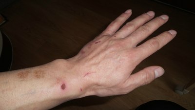 手图都伸进各种角落被铁皮划破主要车门内腔前后叶子板空腔防火墙容易