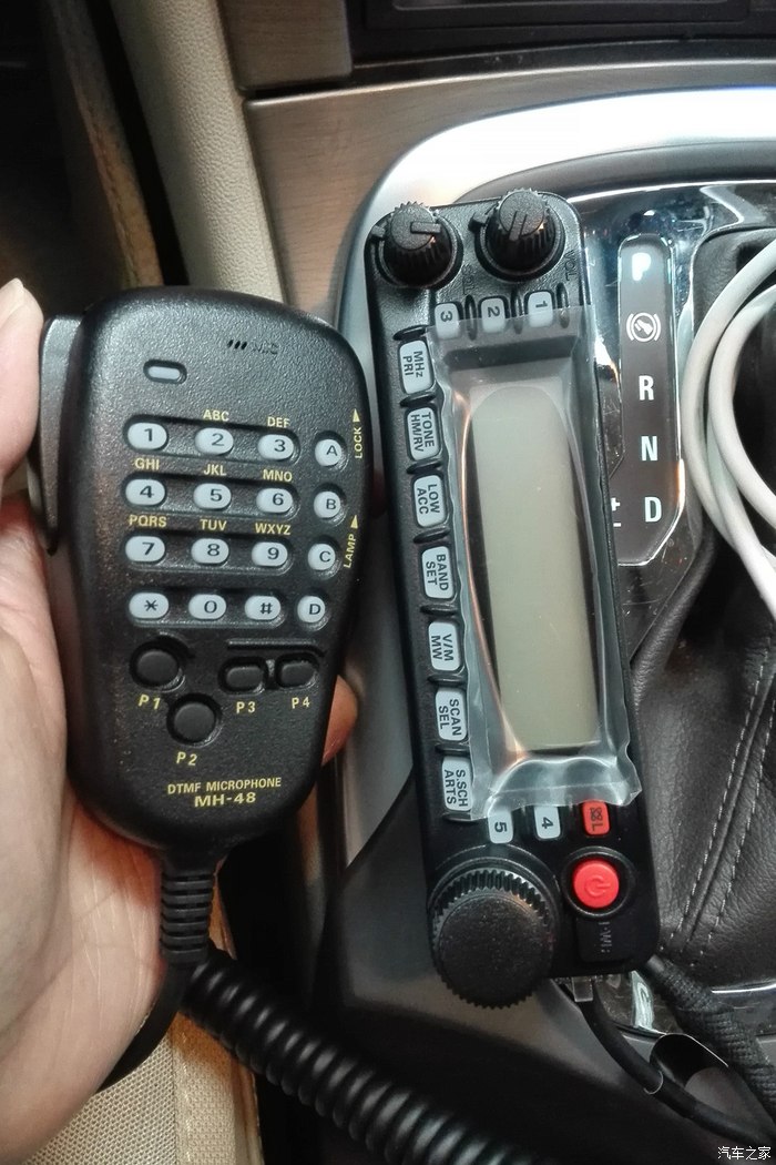 diy之八重洲ft7900车载电台安装高尔夫君威