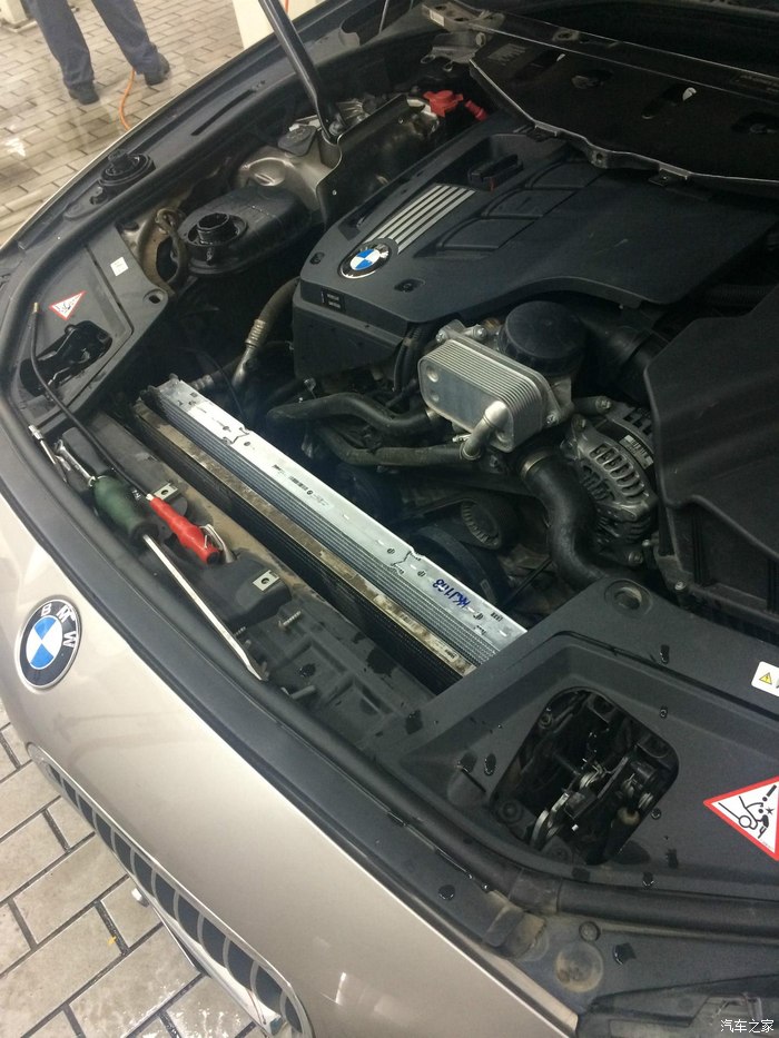 【图】昨天把问题水箱给换了~~~2个小时_宝马5系论坛_汽车之家论坛