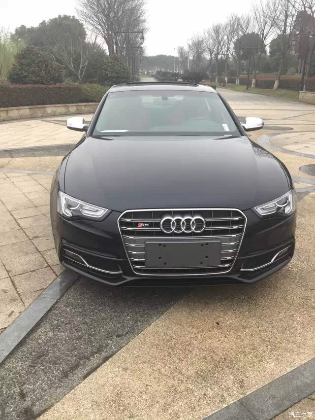 奥迪s5sportback月光蓝提车认证
