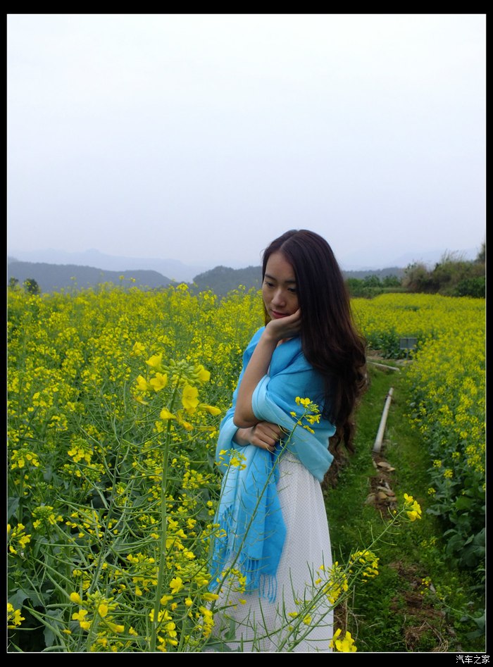 【图】美女自驾游广东梅州梯田油菜花明代土楼花萼楼_比亚迪f0论坛_汽