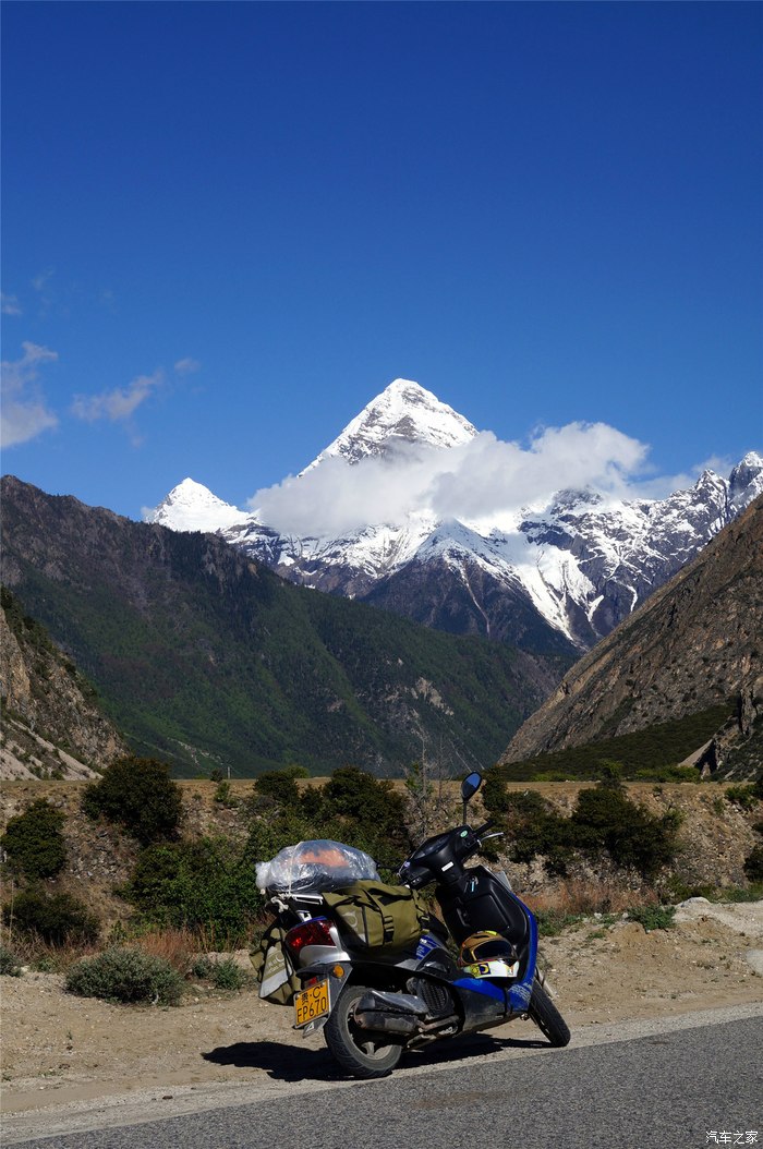 回忆2013年我们的本田踏板车摩旅(川藏线).