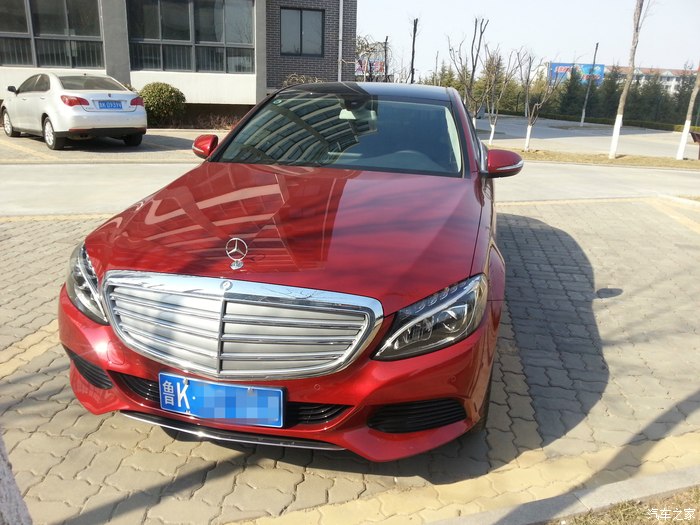 【图】不给青春留下遗憾——年前提红色立标c200l,简单作业_奔驰c级